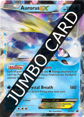 Aurorus EX XY102 JUMBO OVERSIZE Holo Promo Card - Aurorus EX Box Exclusive